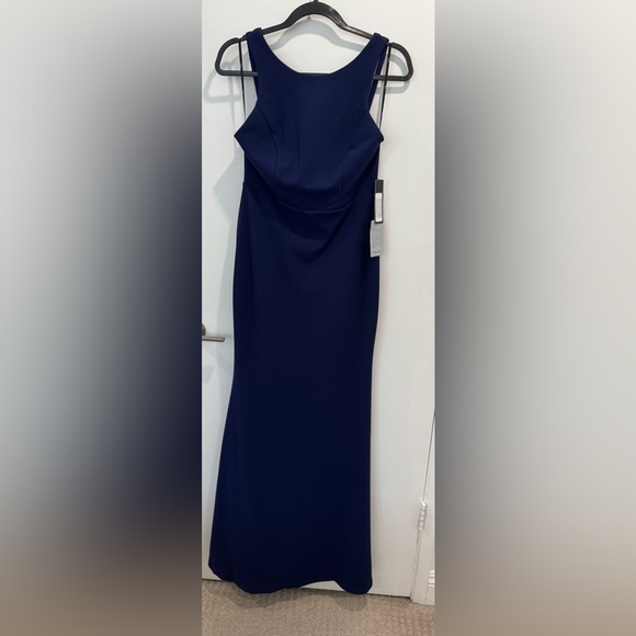 Lulu’s Navy Blue Sleeveless Evening Gown - Picture 1 of 3
